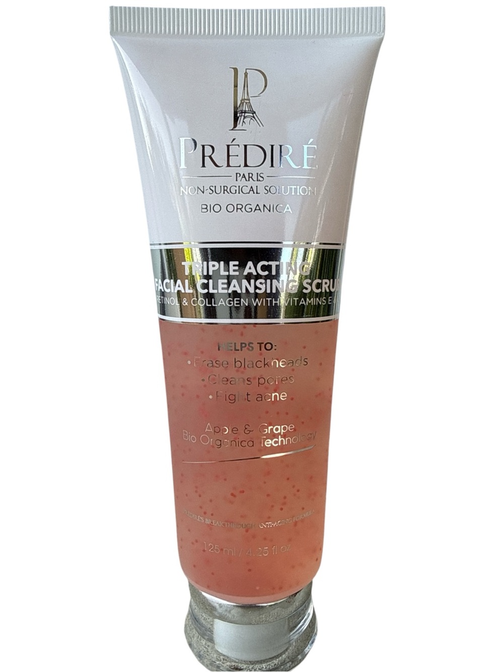Predire Triple Acting Facial Cleansing Scrub - Pink